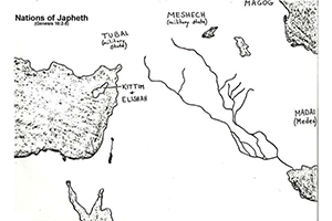 Genesis 10:2-5 - Nations of Japheth